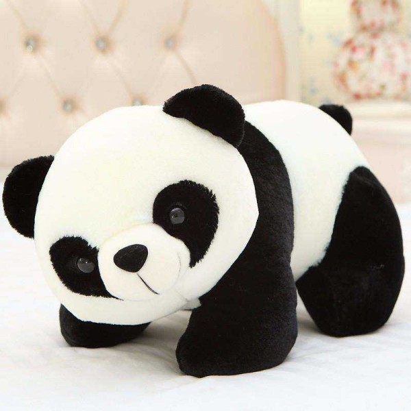 Cute Stuffed Black and White Panda Plush Animal Soft Toy Teddy Bear